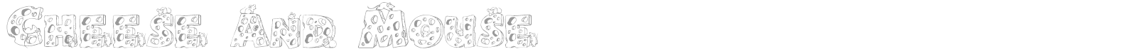 Cheese And Mouse font preview